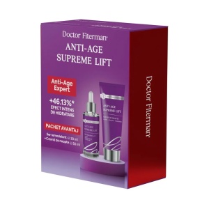 Pachet Ser remodelant Anti-Age HA, 30ml + Crema de noapte Anti-Age HA Supreme lift, 50ml, Fiterman