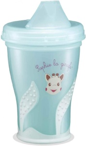 Pahar anti-curgere girafa Sophie 6L+, 200ml, Vulli