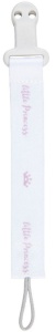Panglica cu clip pentru suzeta Royal Baby pink, 51/025, Canpol - Img 2