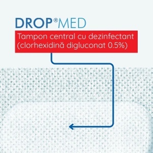 Pansament postoperator Drop Med 7x5 cm, 5 bucati, Pietrasanta Pharma - Img 3