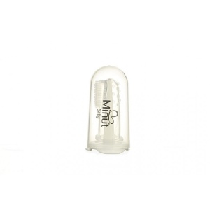 Perie dinti silicon degetar 3l, 1buc, Minut Baby