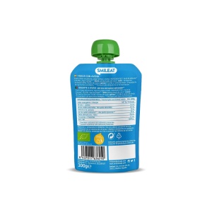 Piure banane, iaurt si ovaz Bio, +9l, 100g, Smileat - Img 2