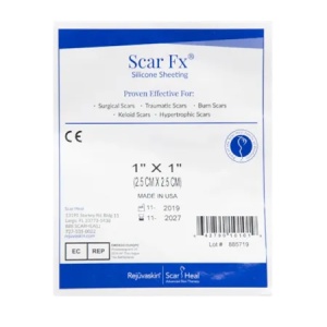 Plasture din silicon pentru cicatrici Scar FX 2,5cm x 2,5cm, 1 bucata, Rejuvaskin