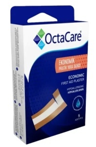 Plasturi Economik de prim ajutor, 6 x 10cm, 5 bucati, Octacare