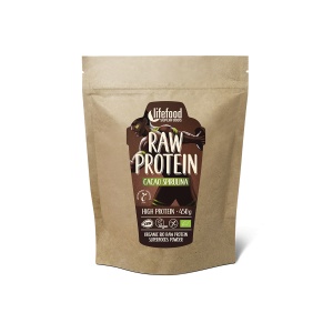 Pudra proteica cacao spirulina superfood raw bio, 450g, Lifefood