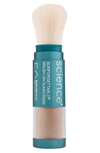 Pudra Total protection Brush-on Tan cu protectie solara SPF50+, 6g, Color Science