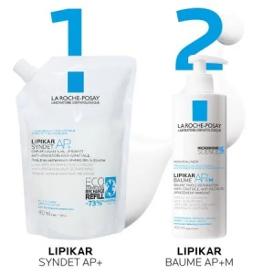 Rezerva Crema de spalare anti-iritatii pentru piele sensibila Lipikar Syndet AP+, 400ml, La Roche-Posay - Img 9