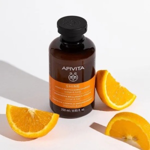 Sampon revitalizant Shine, 250ml, APIVITA - Img 2