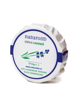 Sapun solid natural cu lavanda, 80g, Naturotto - Img 2