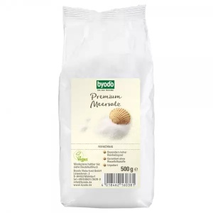 Sare de mare fina neiodata, 500g, Byodo