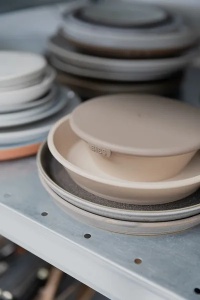 Set farfurie si bol cu capac Blush, Bibs - Img 2