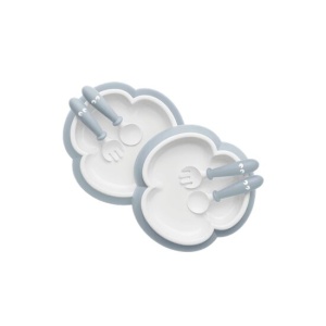 Set pentru hranire bebe 4L+ Powder Blue 074067A, 2 seturi, Baby Bjorn
