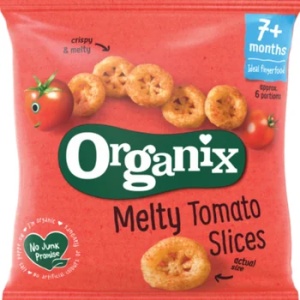 Snack cu roșii și morcovi, rondele, 20g, Organix - Img 2