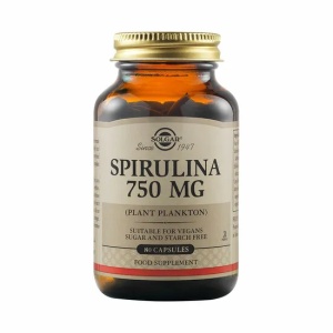 Spirulina 750mg, 80 capsule, Solgar