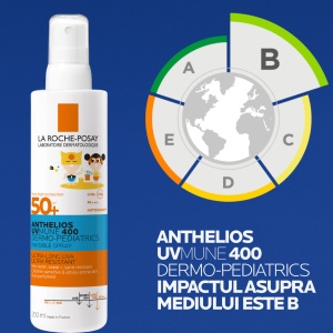 Spray invizibil Anthelios Dermo-Pediatrics UVMune SPF50+, 200ml, La Roche-Posay - Img 8