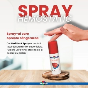 Steriblock Spray hemostatic Master-Aid, 50 ml, Pietrasanta Pharma - Img 2