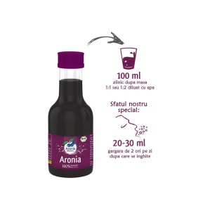Suc bio pur de aronia, 100ml, Aronia Original