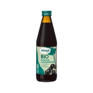 Suc de coacaze negre Bio, 330ml, Alnavit