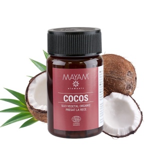Ulei de Cocos bio virgin, 100ml, Mayam