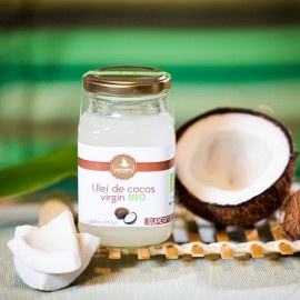 Ulei de cocos virgin, soluție uleioasă, 280ml, Nature's Sense - Img 2