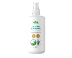 Ulei de magneziu, aloe vera si mosc, 100ml, Bios Mineral Plant