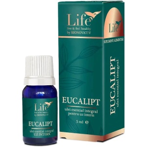 Ulei esential integral de Eucalipt, 5ml, Bionovativ