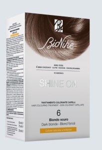 Vopsea tratament pentru par Shine On, culoare blond inchis 6, BioNike