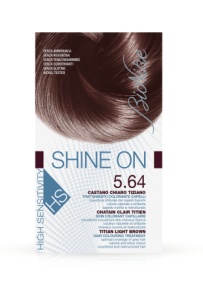 Vopsea tratament pentru par Shine On HS, culoare brun tizian deschis 5.64, BioNike