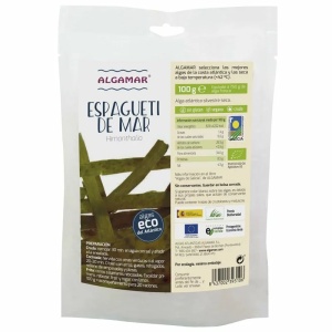 Alge Sea spaghetti Bio, 100g, Algamar