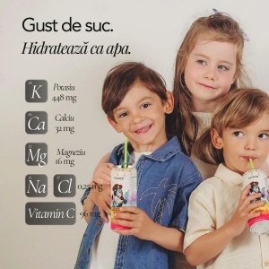 Apa naturala cocos cu suc de Mango, 320ml, Hiwater - Img 3