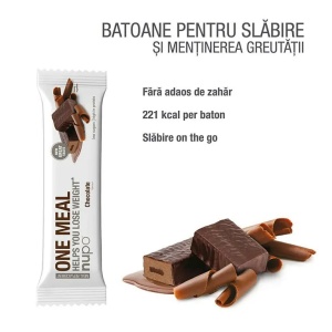 Baton One Meal Ciocolata, 60g, Nupo - Img 3