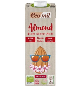 Bautura bio de migdale natur, 1L, Ecomil