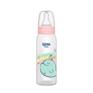 Biberon cu tetina rotunda 0-6l, 250ml, 852, Wee Baby - Img 2