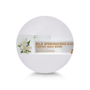Bila efervescenta de baie cu iasomie, 160g, Flopharm