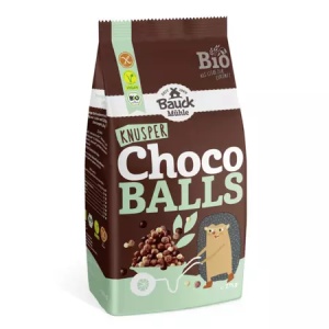 Bilute crocante eco cu ciocolata fara gluten, 275g, Bauck Hof