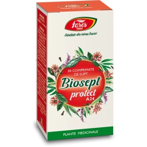 Biosept Plus A24, 30 comprimate, Fares