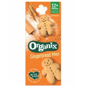 Biscuiti cu ghimbir bio, +12 luni, 135g, Organix