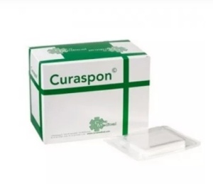 Burete hemostatic Curaspon 80 x 50 x 10 mm, 20 bucati, Curamedical