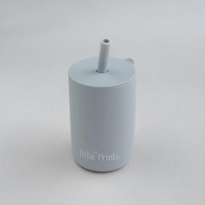 Cana din silicon cu pai - Cloud, Little Prints