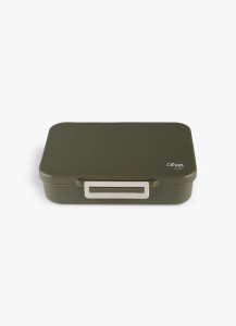 Caserola pentru pranz cu 4 compartimente din tritan - Green, Citron