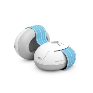 Casti antifonice pentru bebelusi Muffy Baby, 0-3ani, Blue, Alpine