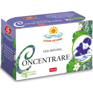 Ceai Concentrare, N163, 20 plicuri, Fares - Img 1