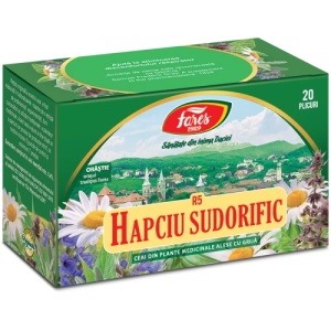 Ceai Hapciu Sudorific, R5, 20 plicuri, Fares - Img 1