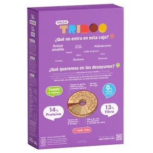 Cereale expandate Bio cu gust de ciocolata, 300g, Smileat - Img 2