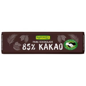 Ciocolata eco amaruie cu 85% cacao, 20g, Rapunzel