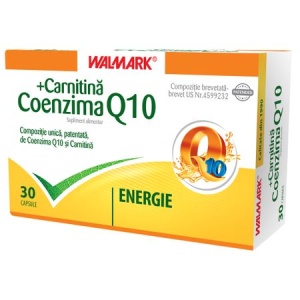 Coenzima Q10 + Carnitina, 30 capsule, Walmark