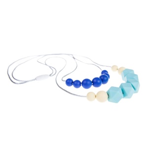 Colier de dentitie Sunny Waves din silicon, fara BPA, EASY00104, Easycare Baby