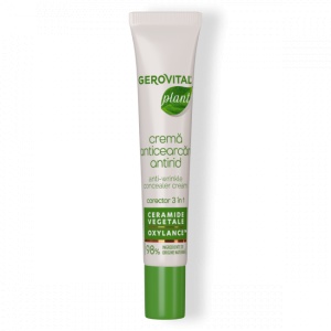 Crema anticearcan si antirid pentru zona ochilor cu Ceramide vegetale si Oxylance, 15ml, 136, Gerovital Plant