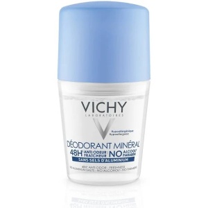 Deodorant roll-on mineral fara saruri de aluminiu 48h, 50ml, Vichy