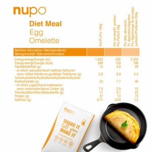 Diet Hot Meal Omleta, 10 plicuri, Nupo - Img 3